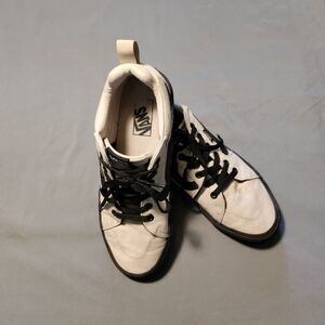 Vans Filmore Mixed Canvas Taupe Men's Skate Shoes - Size 8.5